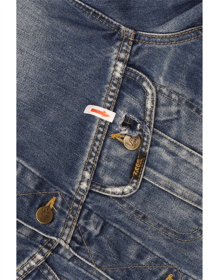 LEE Damen Jeansjacke UK 18 XL Blaue Baumwolle