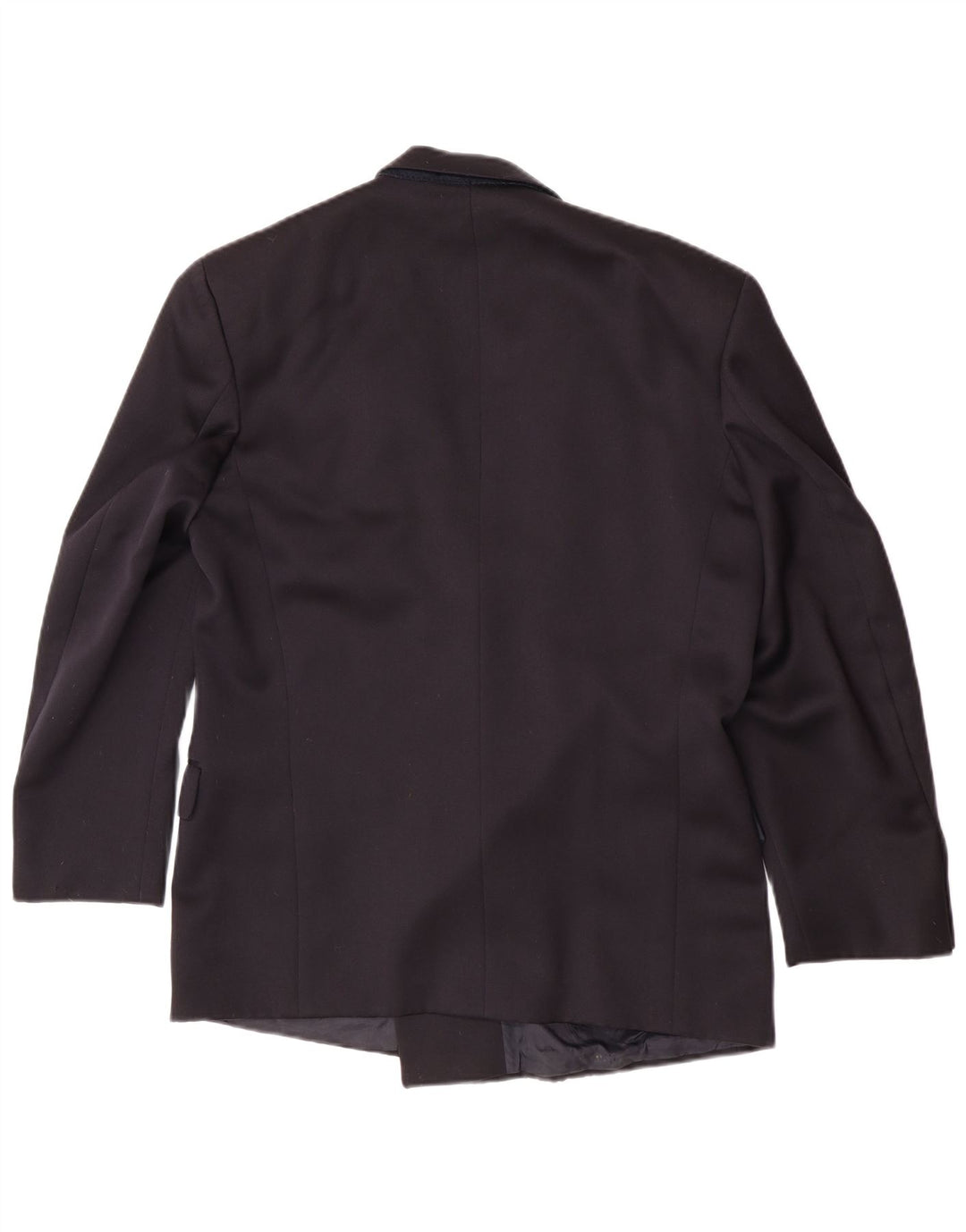 Hugo Boss Herren-Zweireiher-Blazerjacke, EU 48, mittleres Marineblau