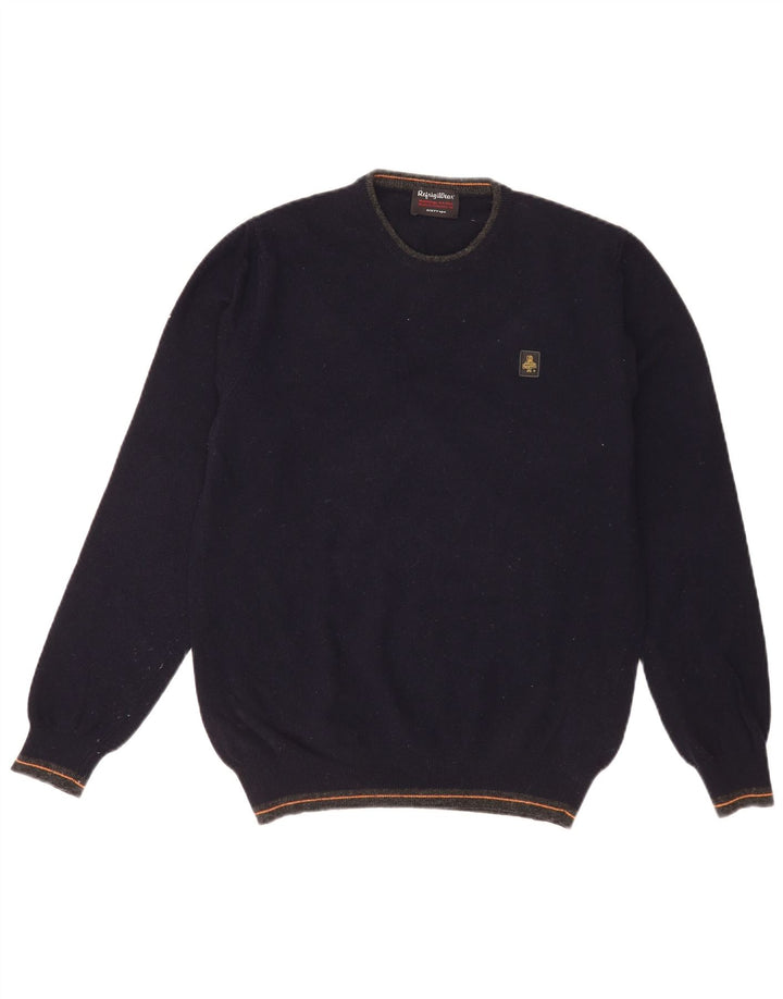 Refrigiwear Herren Sixty Spa Pullover mit Rundhalsausschnitt, mittlere marineblaue Wolle