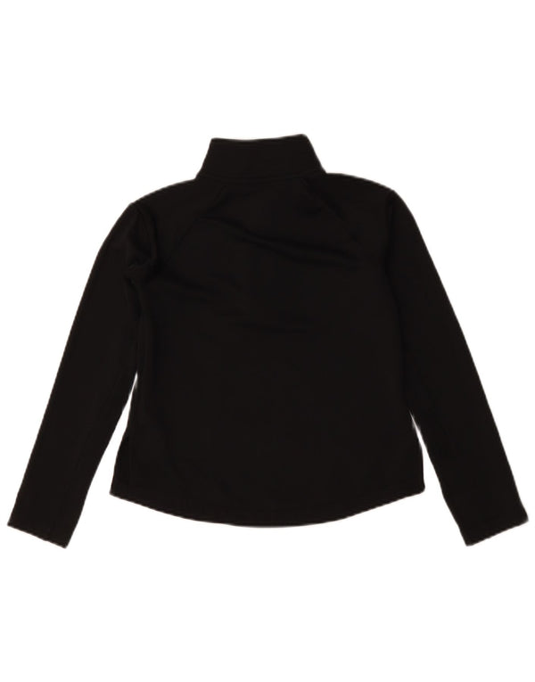 Nike Dri Fit Pullover-Trainingsoberteil für Mädchen mit Reißverschluss, 8–9 Jahre, Größe S, Schwarz