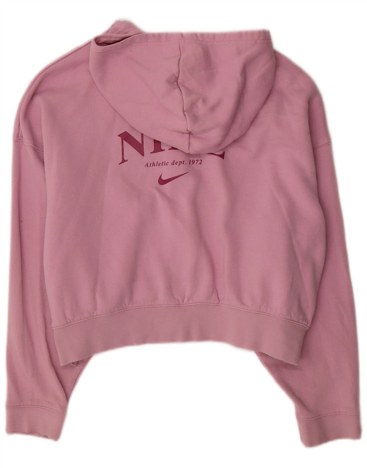 NIKE Mädchen-Pullover mit übergroßem Crop Graphic und Reißverschluss, 13–14 Jahre, XL, Rosa