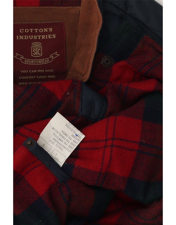 Cotton's Industries Herren-Steppweste UK 38 Mittelblaues Polyamid