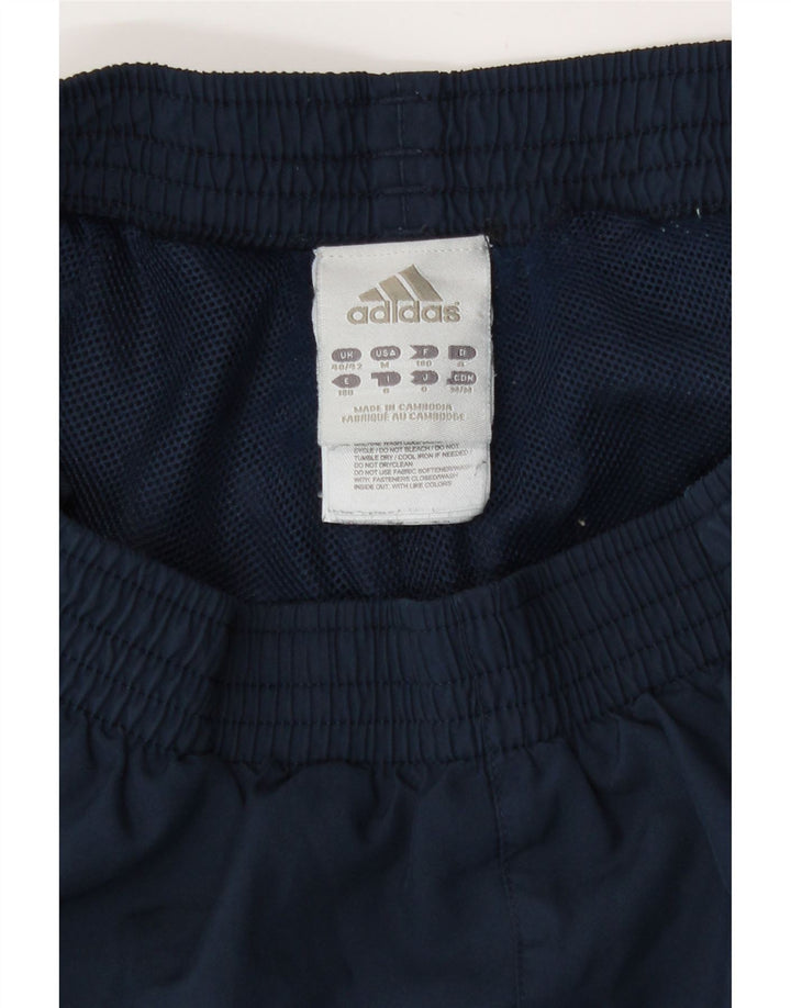 Adidas Herren-Trainingshose UK 40/42 Mittelmarineblaues Polyester