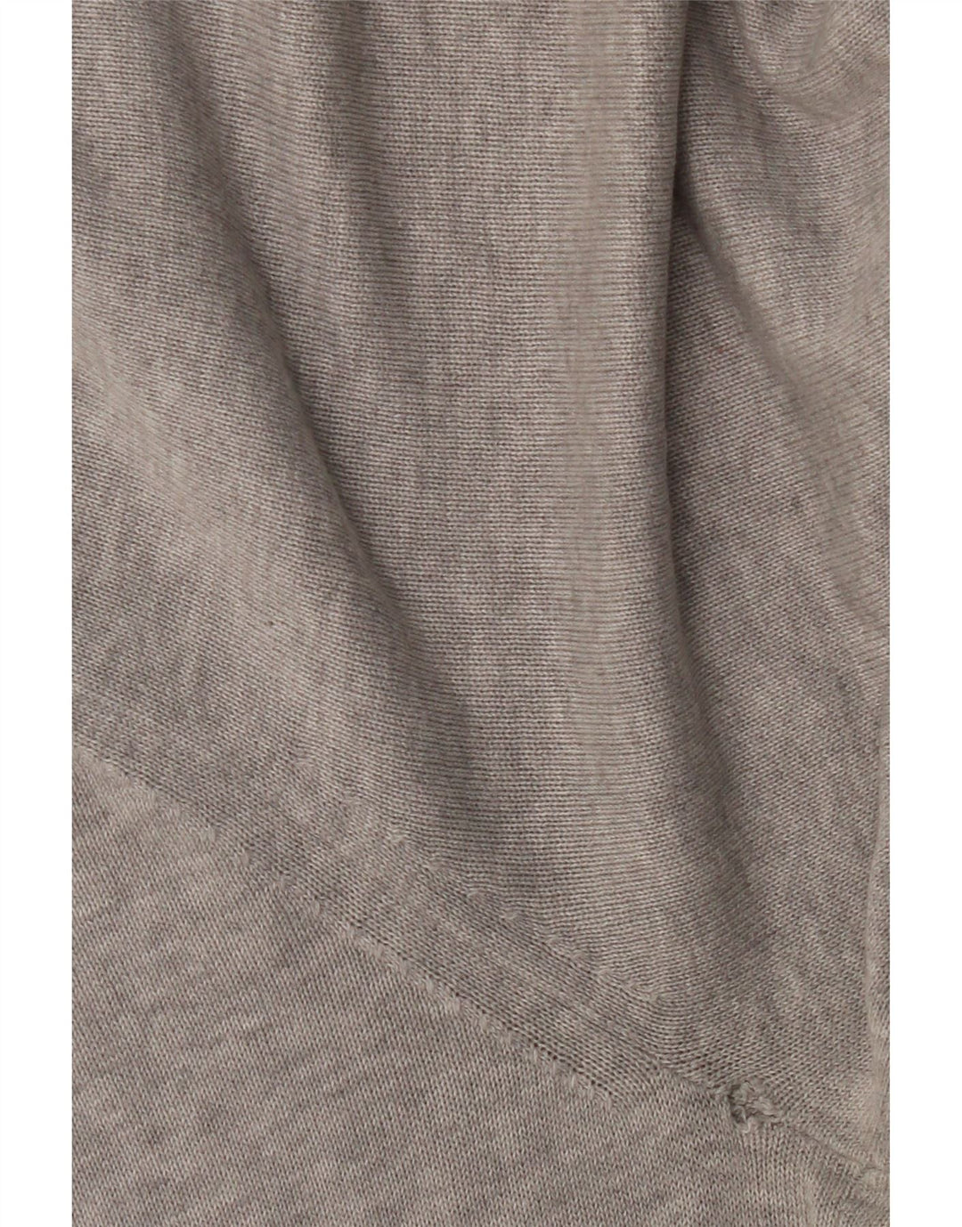 Tommy Hilfiger Herren-Pullover mit V-Ausschnitt aus mittelgrauer Baumwolle