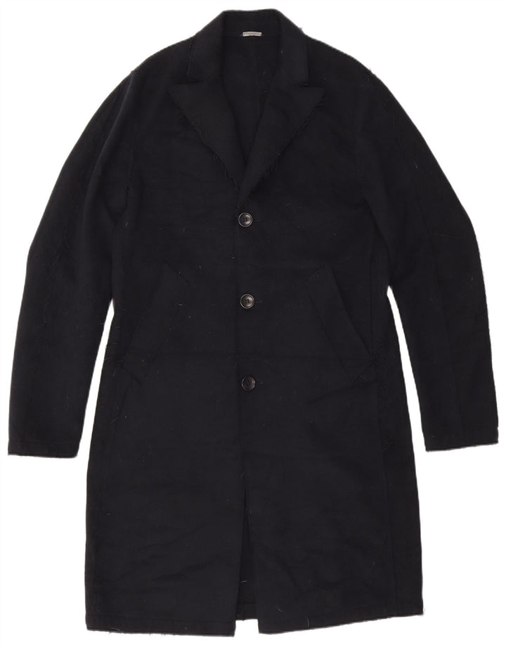 Daniele Alessandrini Herrenmantel UK 36 Small Marineblau