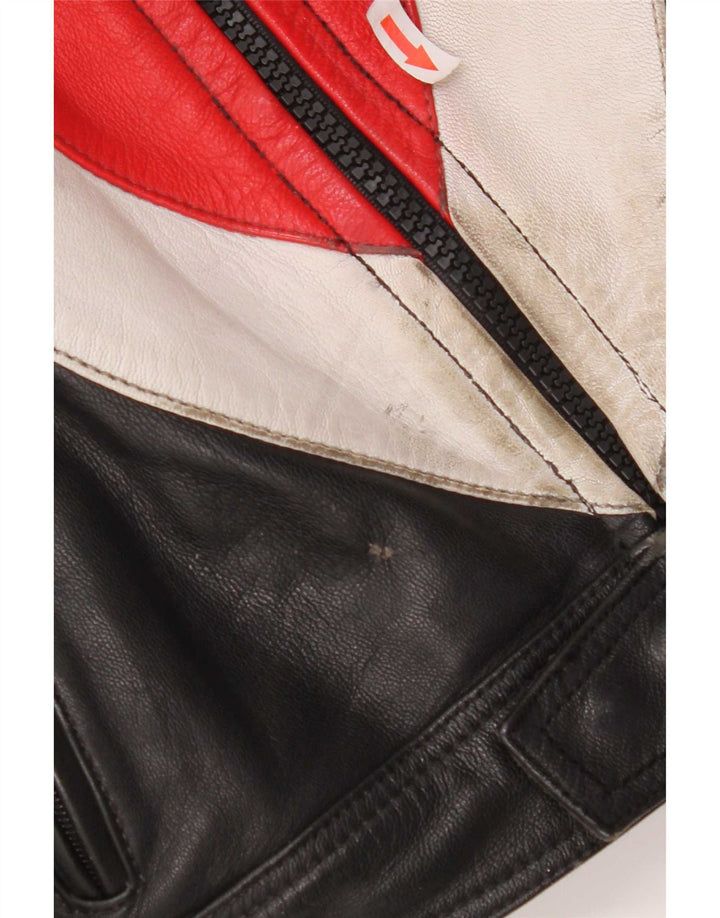 Frank Thomas Damen Racer-Jacke IT 46 Large Mehrfarbiger Farbblock