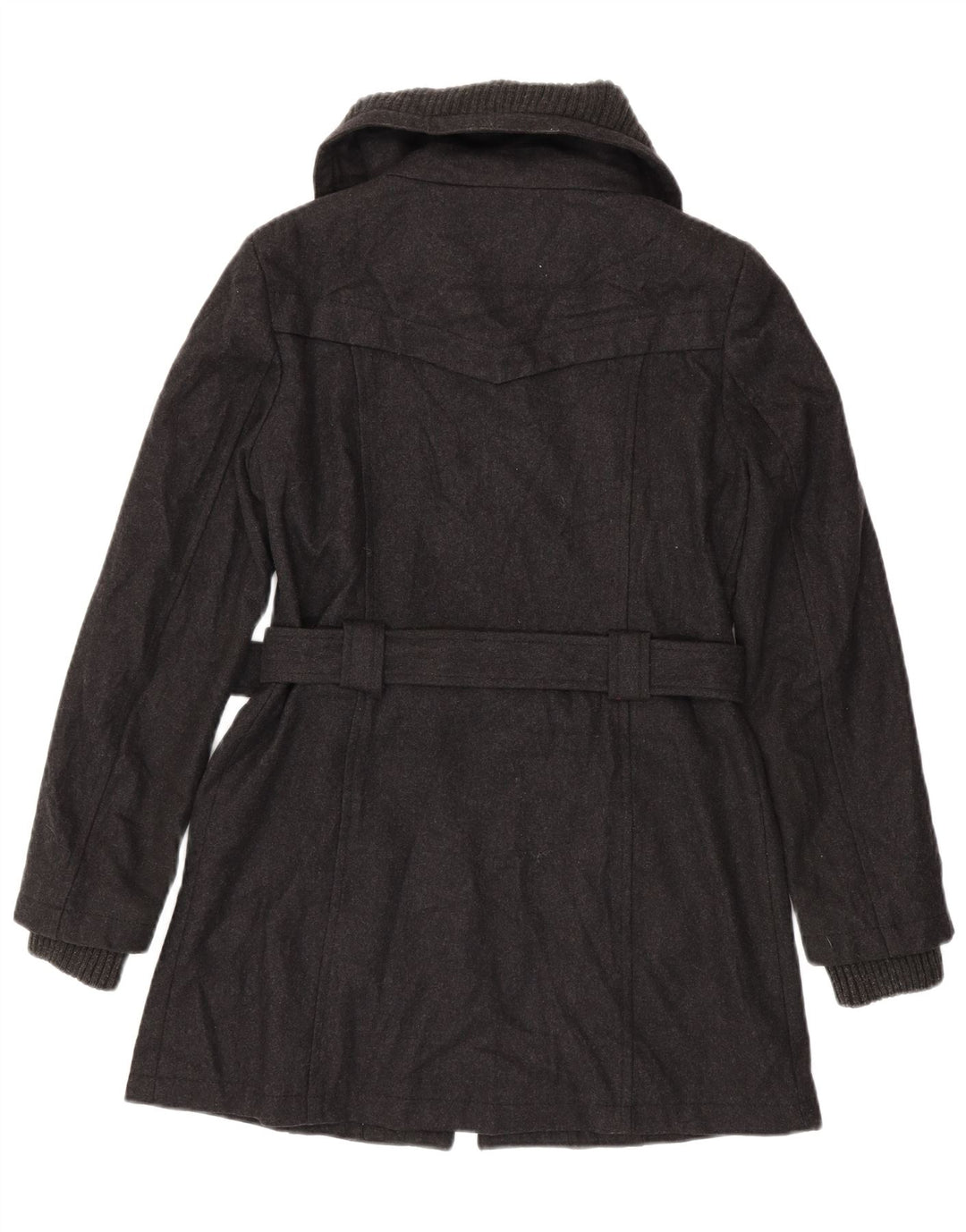 Zara Damen Mantel UK 16 Large Grau