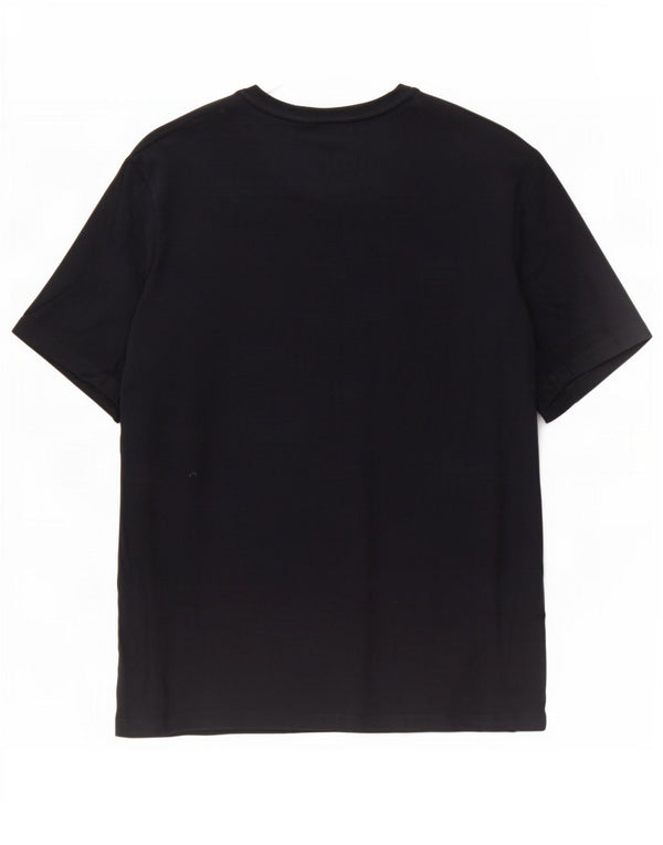 Hugo Boss Herren T-Shirt Top XL Marineblau Baumwolle