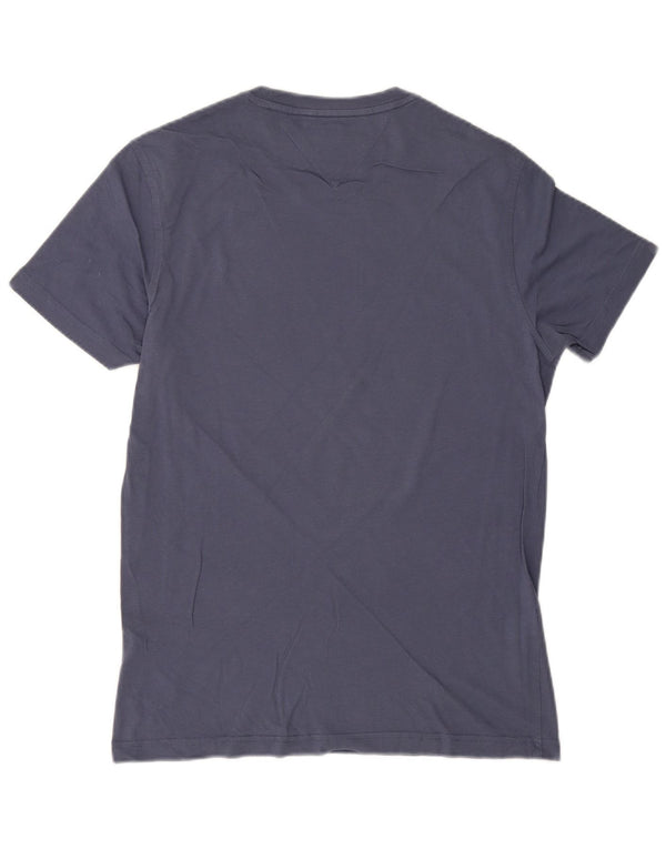 Tommy Hilfiger Herren T-Shirt Top Small Marineblau Baumwolle
