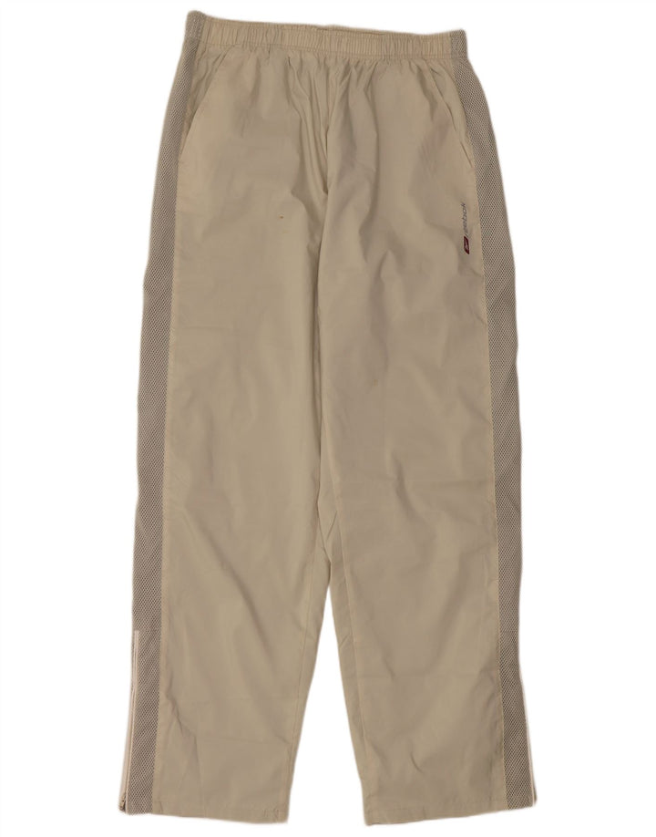 Reebok Mens Tracksuit Trousers XL Beige Polyester