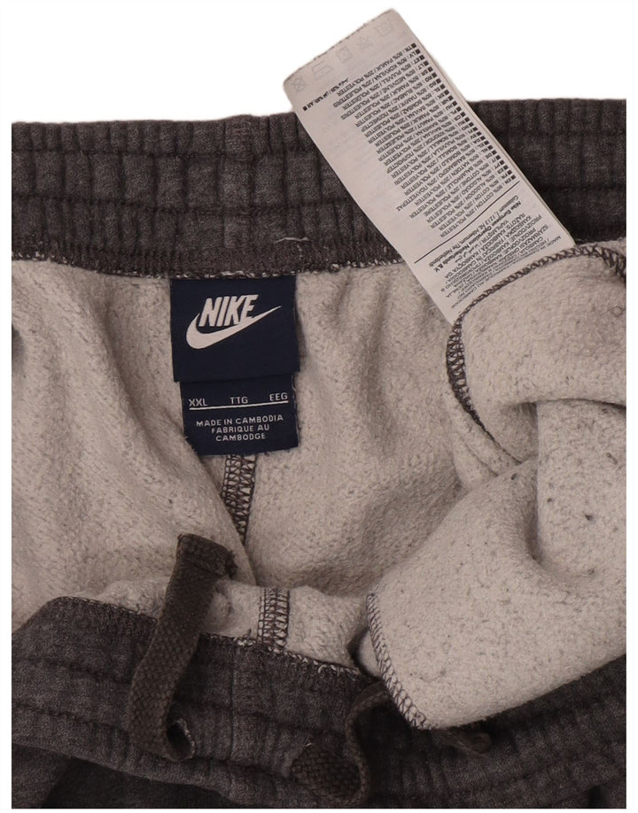 Nike Herren-Trainingshose, Jogginghose, Größe 2XL, graue Baumwolle