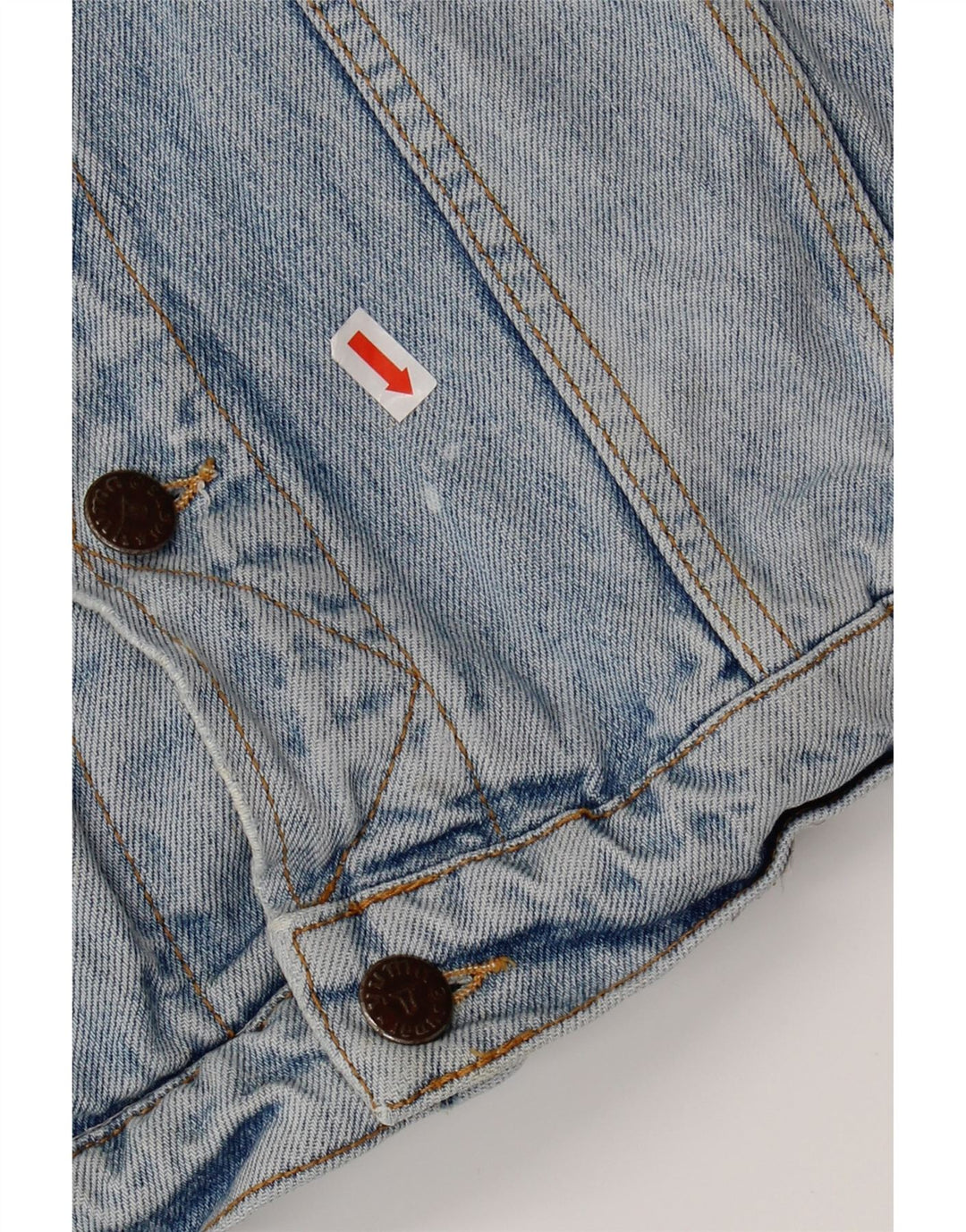 YUMA Mens Denim Gilet UK 40 Large Blue