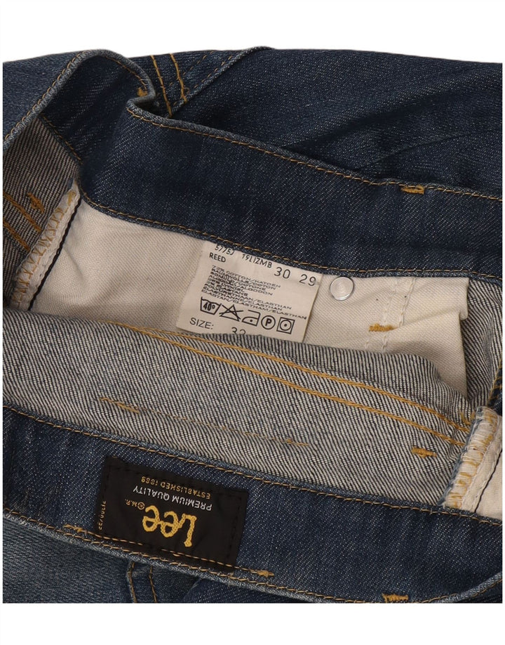Lee Herren REED Bootcut Jeans W32 L34 Blaue Baumwolle