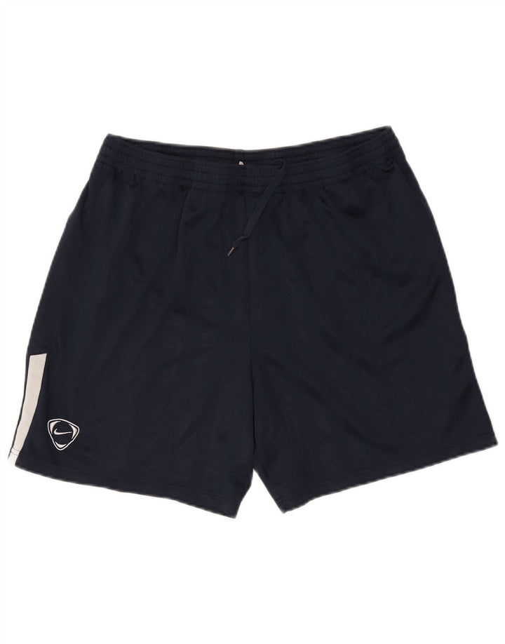 Nike Herren-Sportshorts, groß, marineblaues Polyester