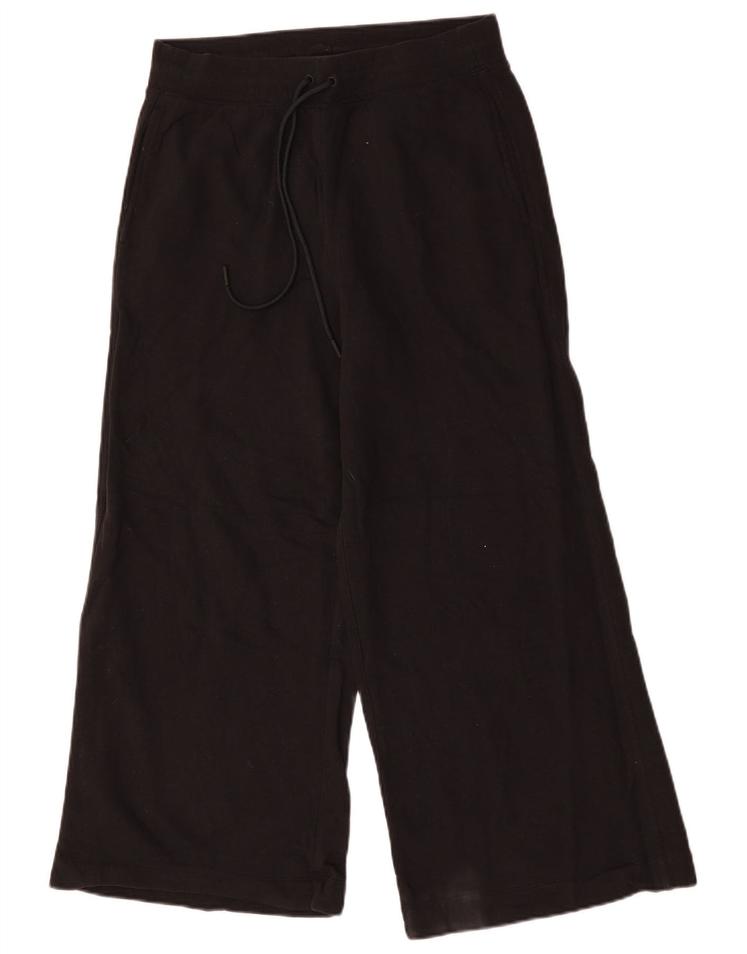 Marks & Spencer Damen-Trainingshose mit weitem Bein, UK 12, Mittelschwarz