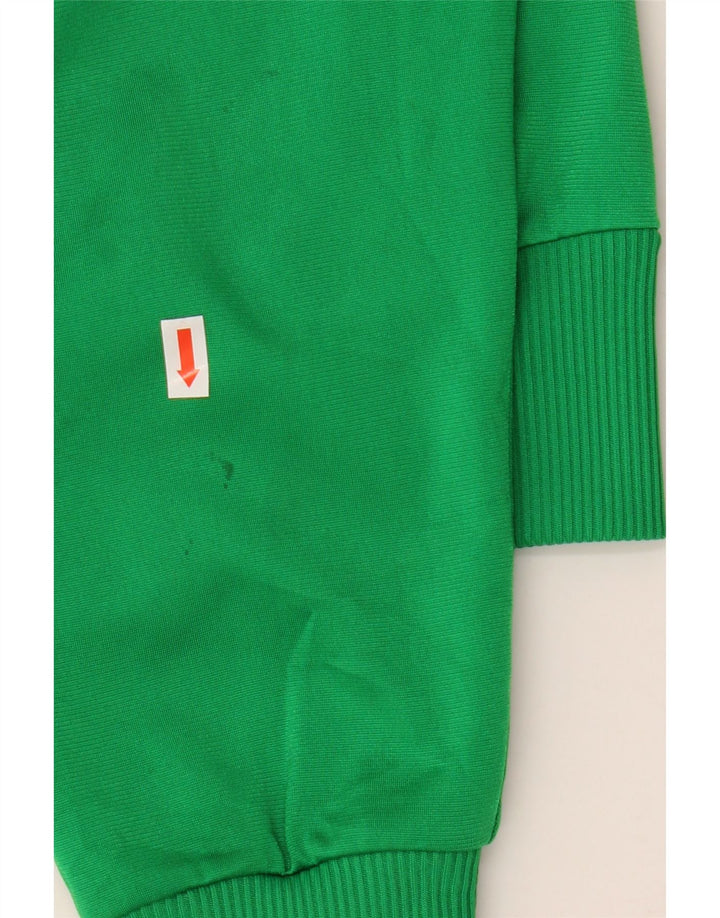 Adidas Damen Graphic Trainingsanzug Top Jacke EU 40 Mittelgrünes Polyester