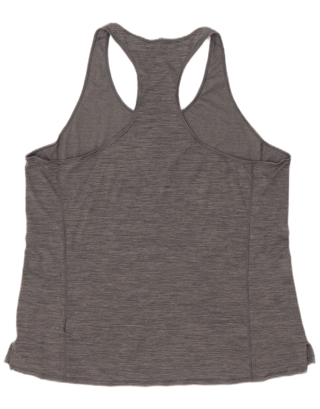 Patagonia Damen Weste Top UK 18 XL Grau geflecktes Polyester