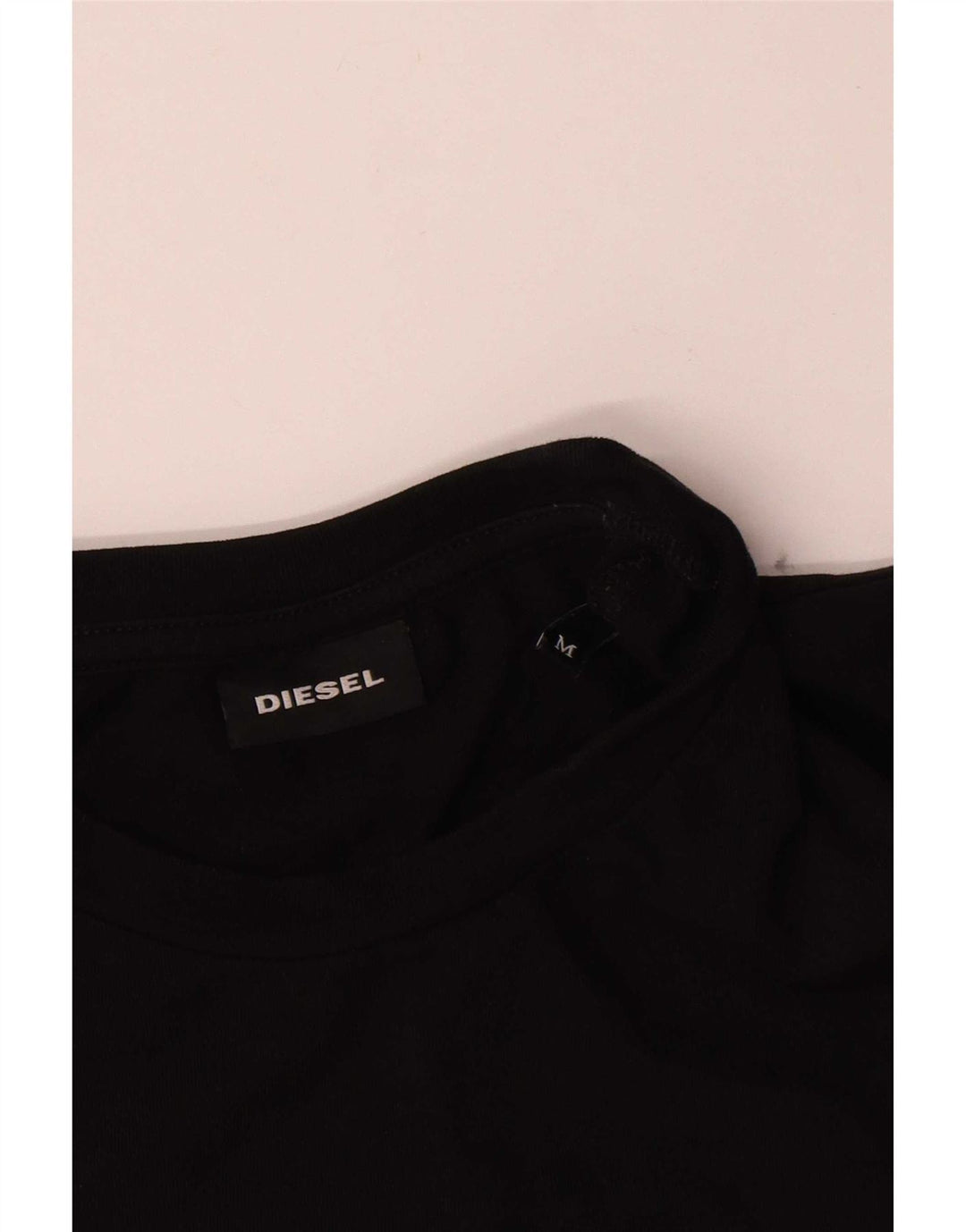 Diesel Herren Graphic T-Shirt Top Medium Schwarz