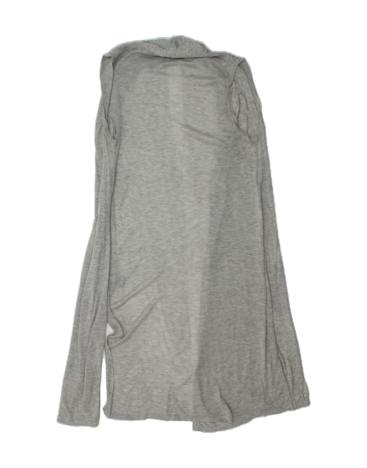 MOSSIMO Womens Longline Open Cardigan Sweater UK 18 XL Grey Acrylic Vintage Mossimo and Second-Hand Mossimo from Messina Hembry 