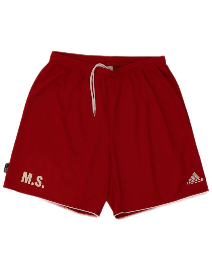 Adidas Herren Sport Shorts XL Rot Polyester
