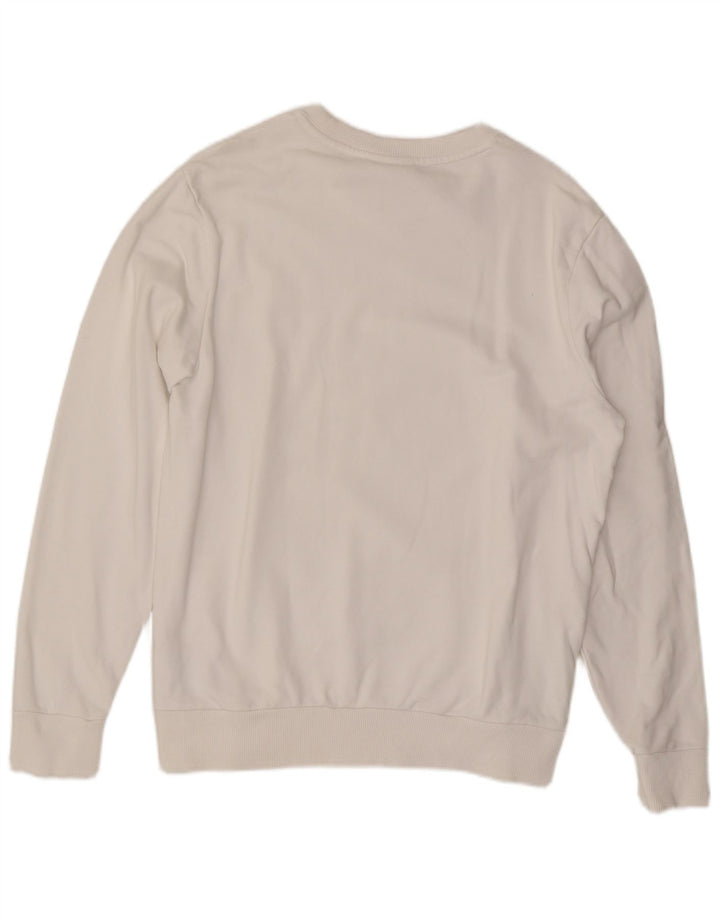 CALVIN KLEIN Mens Sweatshirt Jumper XL White Cotton