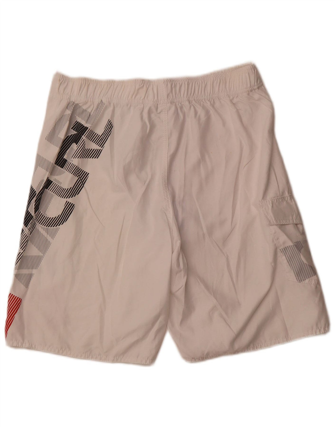 RIP CURL Herren-Badeshorts mit Grafik, mittelweißes Farbblock-Polyester