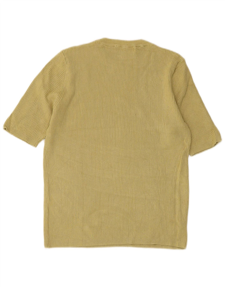 Marks & Spencer Damen T-Shirt Top UK 12 Mittelgrüne Viskose
