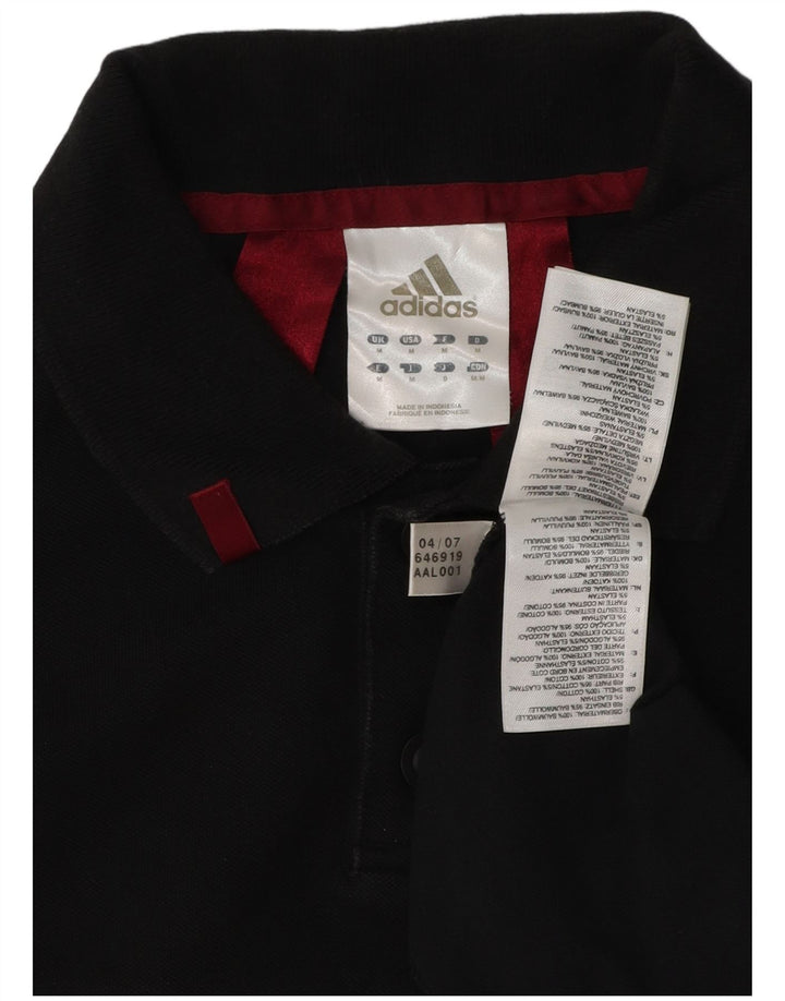 Adidas Herren Poloshirt Medium Schwarz Baumwolle