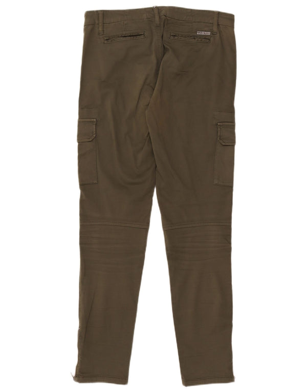 LIU JO Damen Skinny Cargohose W32 L29 Khaki
