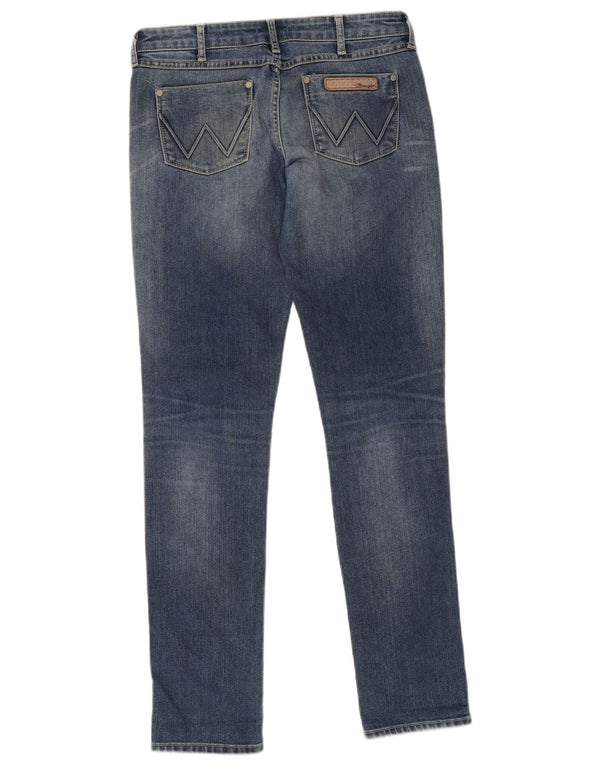 Wrangler Damen Molly Slim Jeans W29 L32 Blaue Baumwolle