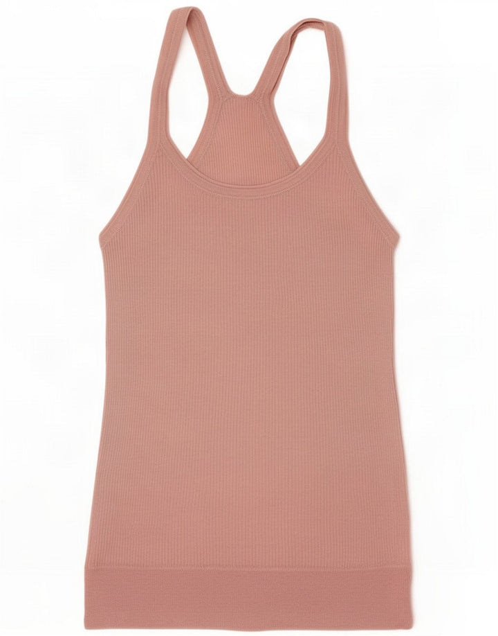 Massimo Dutti Damen Weste Top UK 12 Mittelrosa