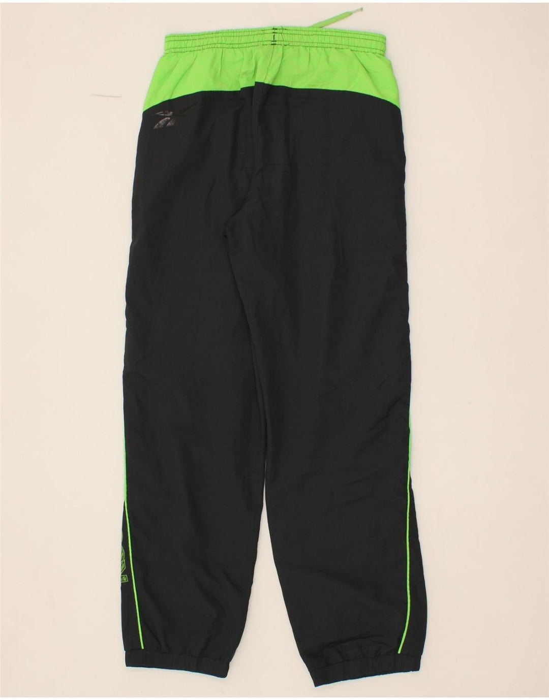 REEBOK Boys Graphic Tracksuit Trousers Joggers 11-12 Years Grey Vintage Reebok and Second-Hand Reebok from Messina Hembry 