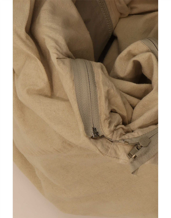 Vintage Herren-Utility-Jacke mit Kapuze, UK 40, Größe L, Beige