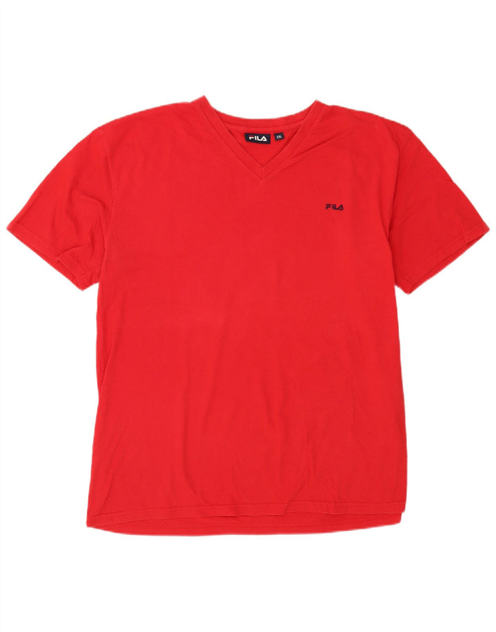 Fila Herren T-Shirt Top 2XL Rot