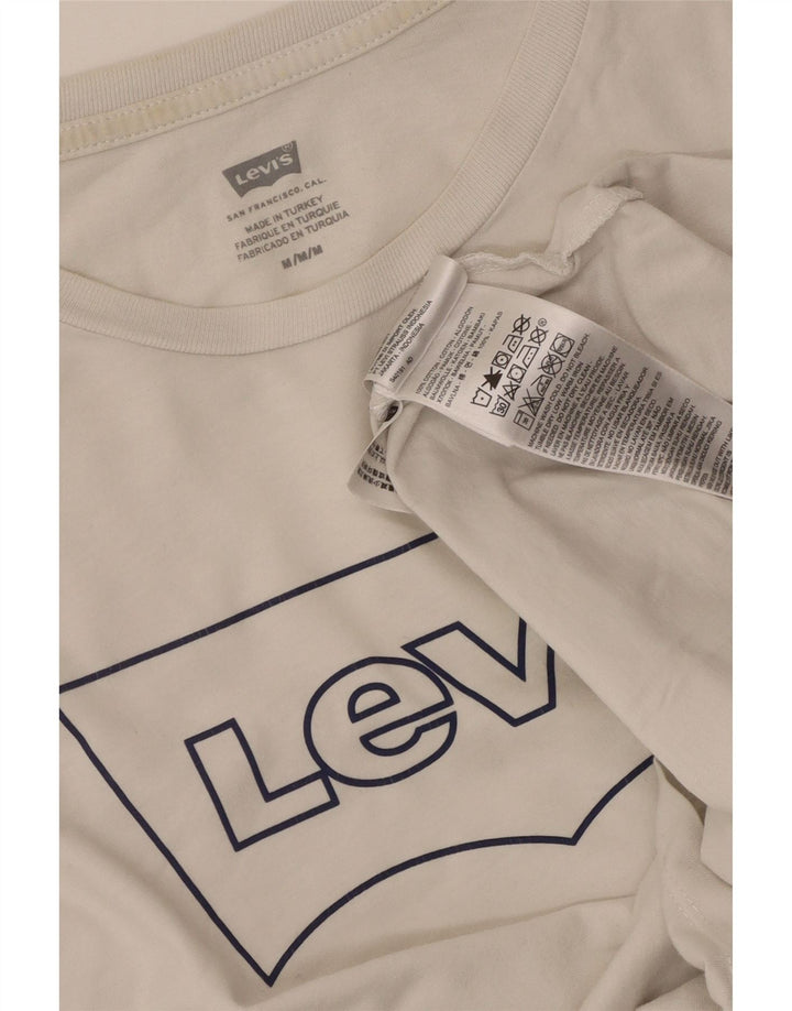 Levi's Herren-T-Shirt mit Grafik, mittelweiße Baumwolle