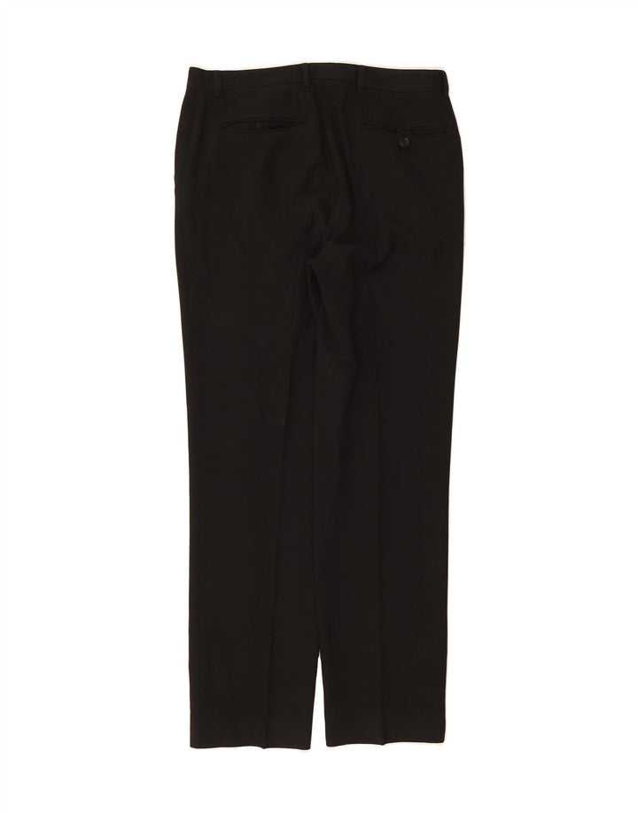 VERSUS VERSACE Womens Straight Suit Trousers IT 46 Large W32 L30 Black Vintage Versus Versace and Second-Hand Versus Versace from Messina Hembry 