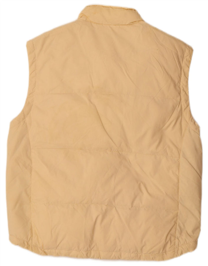 Gas Herren Wattierte Weste UK 40 Large Beige Polyamid