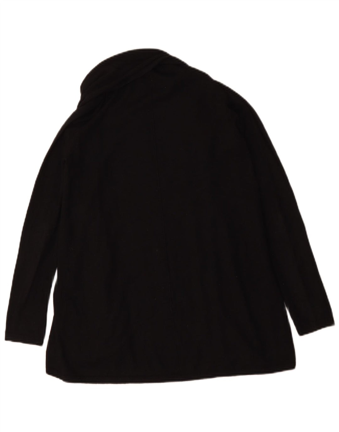 Zara Damen-Cardigan-Pullover UK 10 Kleine schwarze Viskose