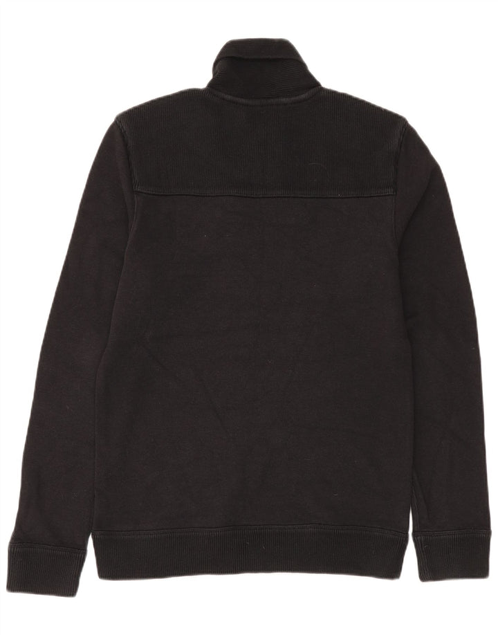 Ted Baker Herren-Pullover mit Schalkragen, Größe 4, groß, Schwarz