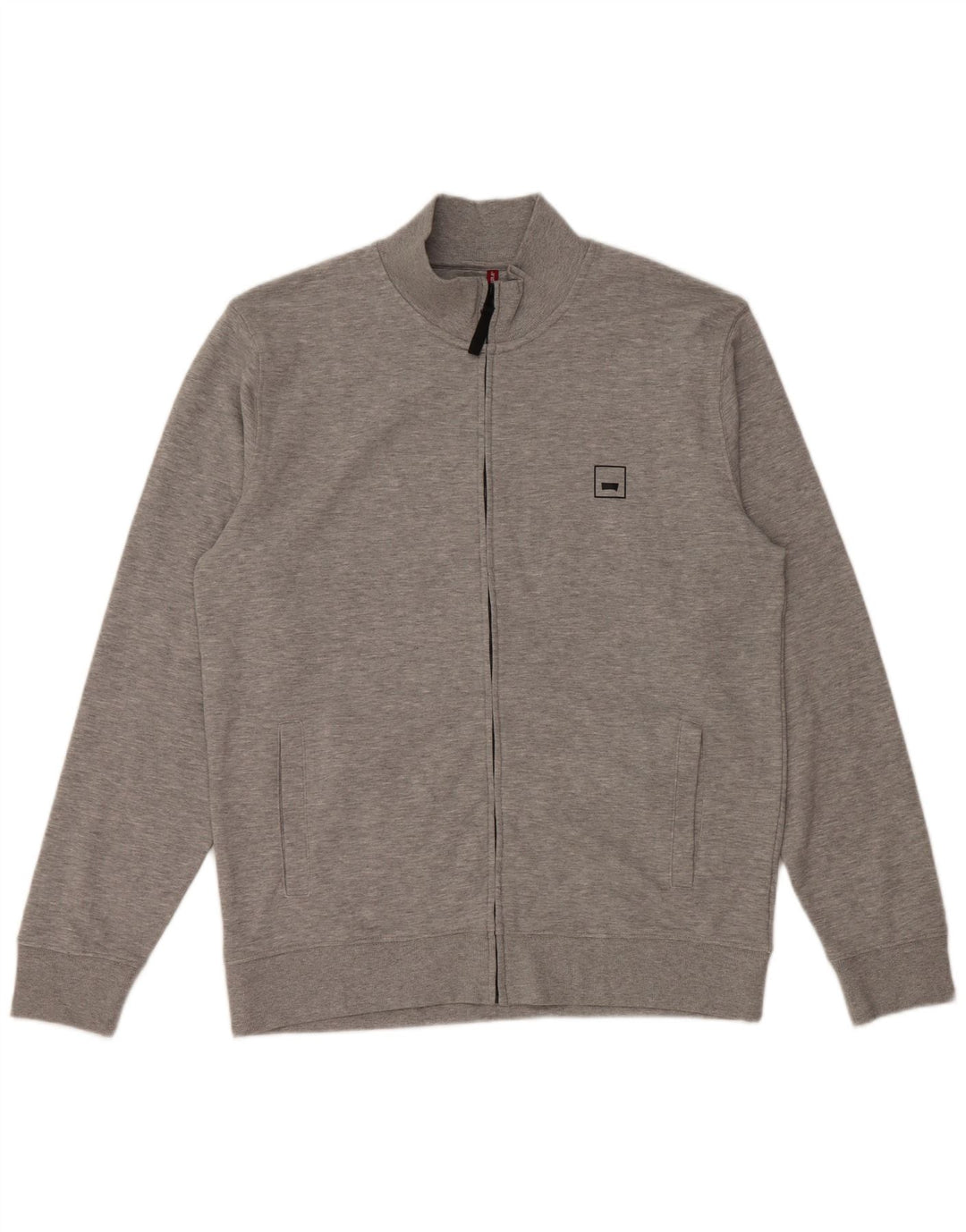 Carrera Herren-Trainingsanzug-Top-Jacke XL aus grauer Baumwolle