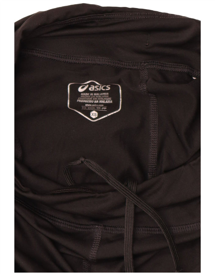 Asics Damen Capri-Leggings UK 4 XS Schwarz
