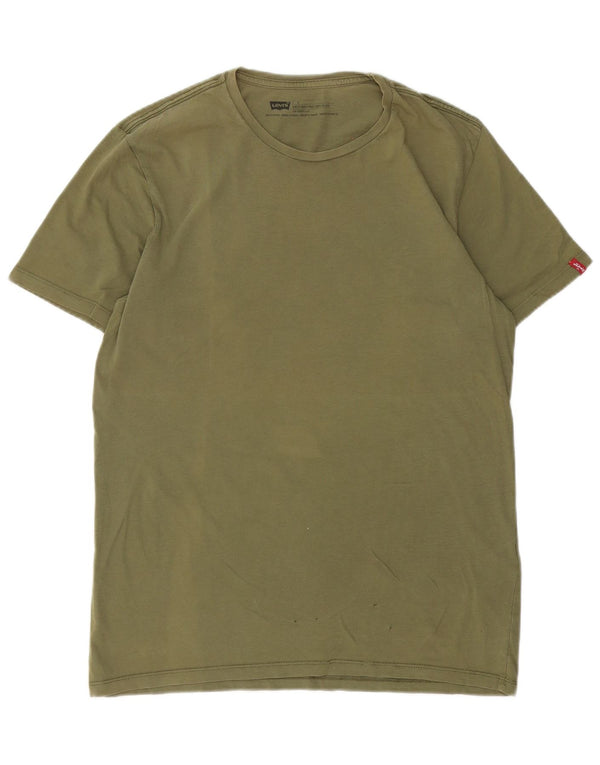Levi's Herren T-Shirt Top Large Grün Baumwolle