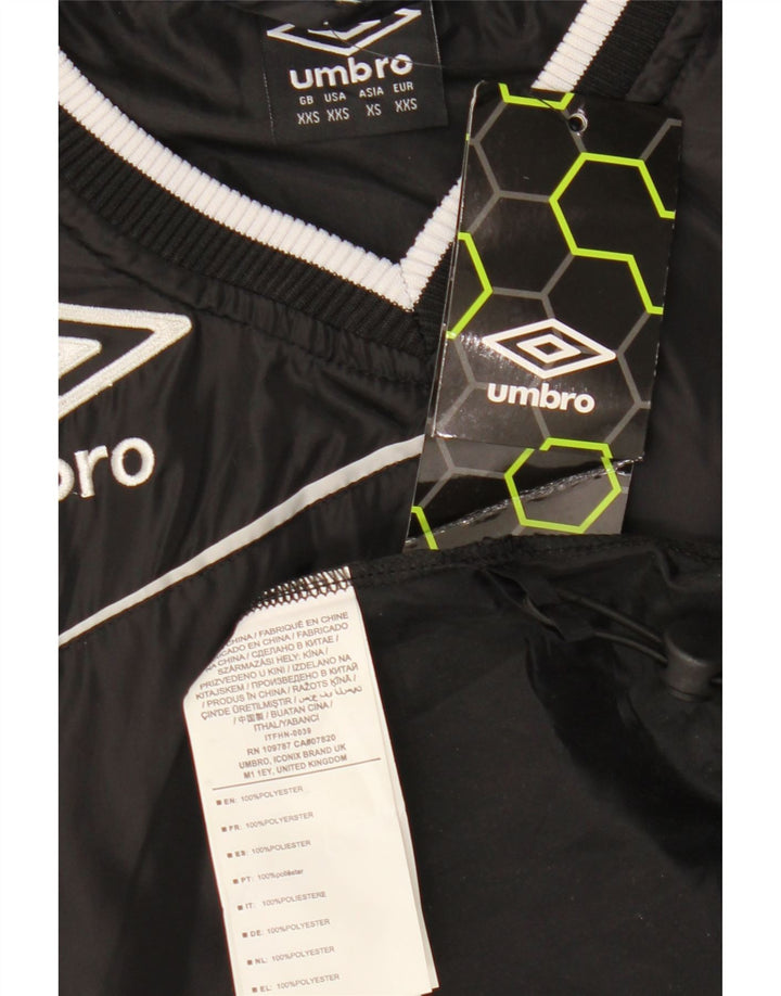 Umbro Herren Pullover Trainingsanzug Top 2XS Schwarz Polyester