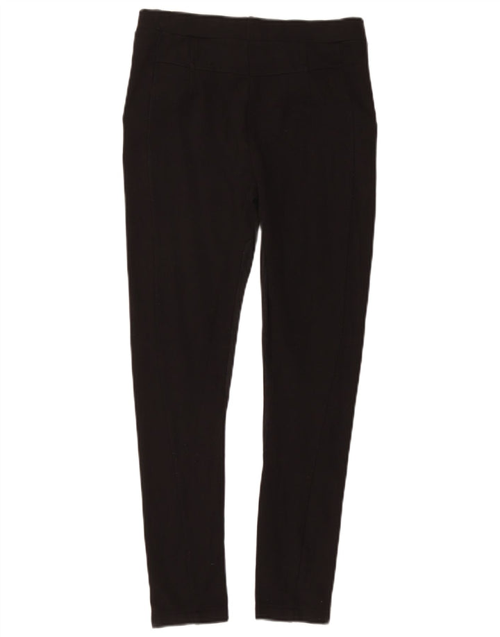 Zara Damen Leggings UK 12 Medium Schwarz