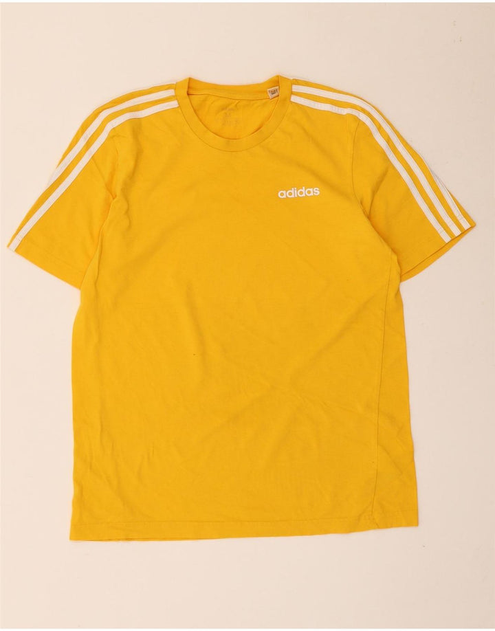 Adidas Herren T-Shirt Top mittelgelbe Baumwolle
