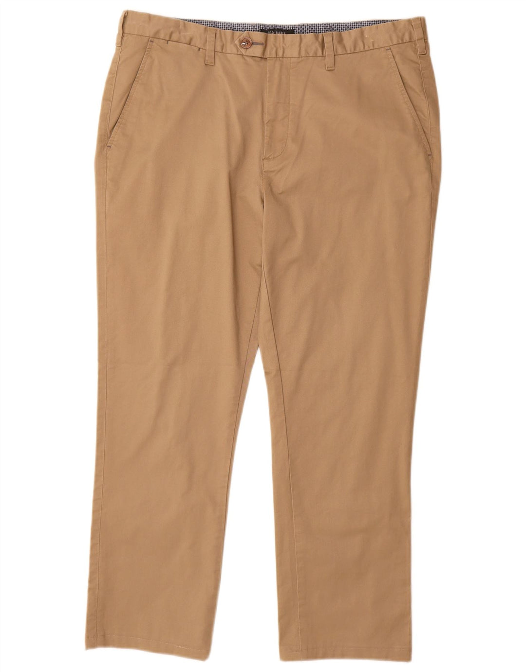 TED BAKER Herren-Anzughose, gerade, B34, L27, braun, Baumwolle