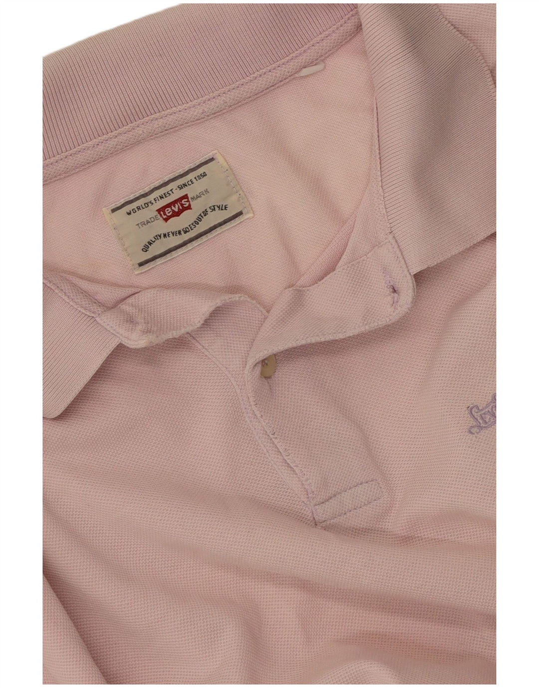 Levi's Herren-Poloshirt, Größe L, Rosa