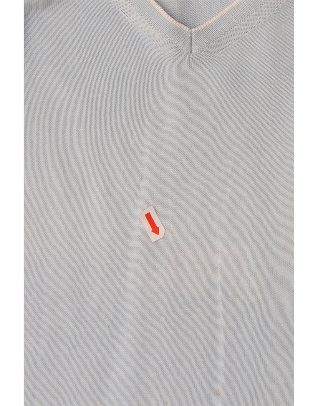 JOOP Damen-Pullover mit V-Ausschnitt, EU 38, mittelblaue Baumwolle
