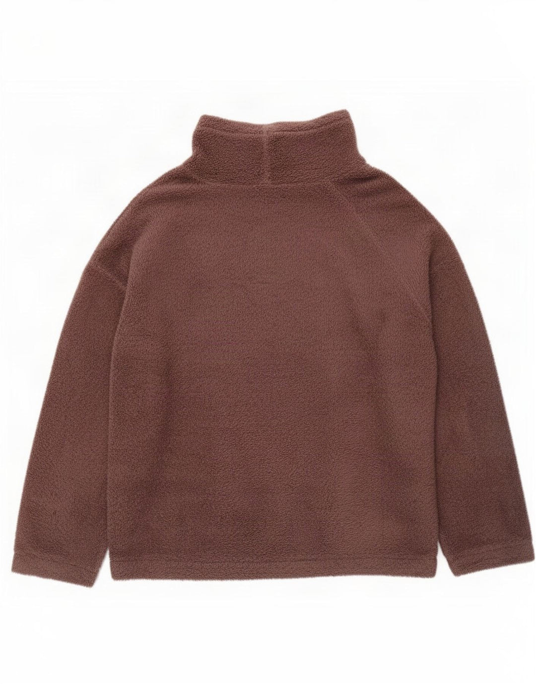 Marks & Spencer Damen Fleecepullover UK 16/18 Large Braun Polyester