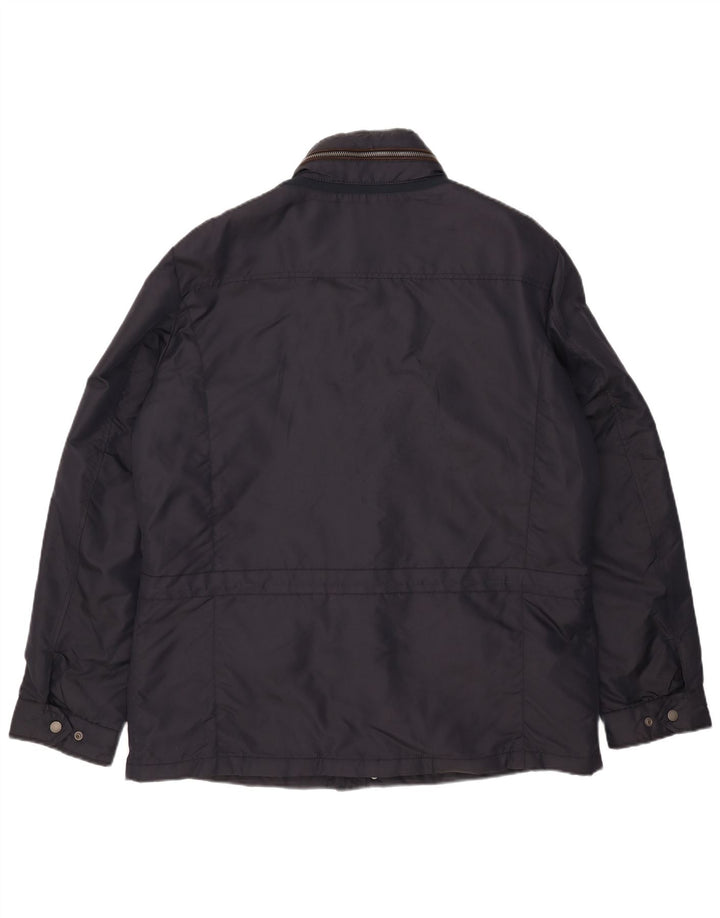 Geox Herren-Utility-Jacke mit Kapuze, UK 46 3XL, Marineblau